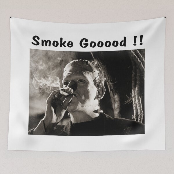 Item preview, Frankenstein Loves To Smoke designed and sold by charleslessa.