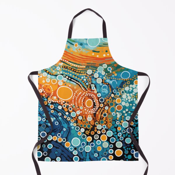 Item preview, Aboriginal Inspired Dot Art - With Many Vibrant Circles designed and sold by GrinGalore.