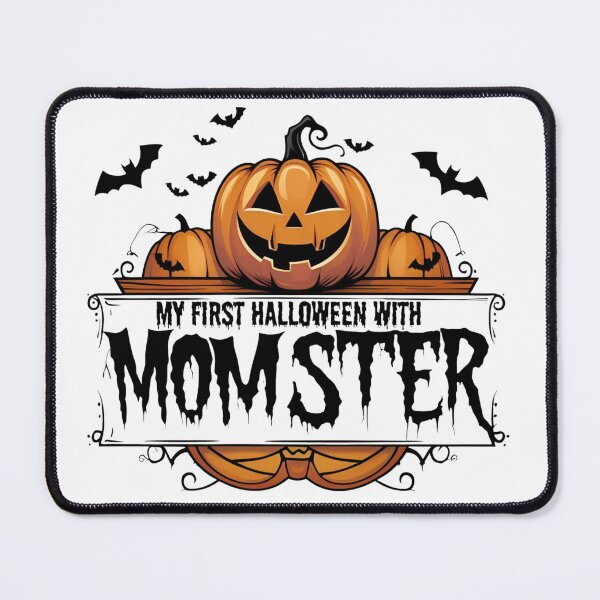 Item preview, My First Halloween with Momster T-Shirt | Cute Baby Monster Design, Funny Mommy and Me Outfit, Infant Fall Gift designed and sold by OhMyCotton.