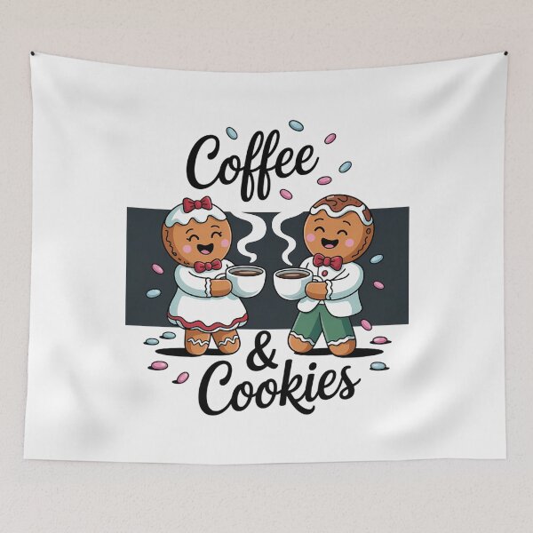 Item preview, Coffee Cookies Christmas Lovers designed and sold by Turbotine.