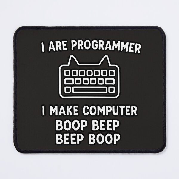 Item preview, "I Are Programmer Funny Cat Keyboard T-Shirt" designed and sold by Glam-Spot.