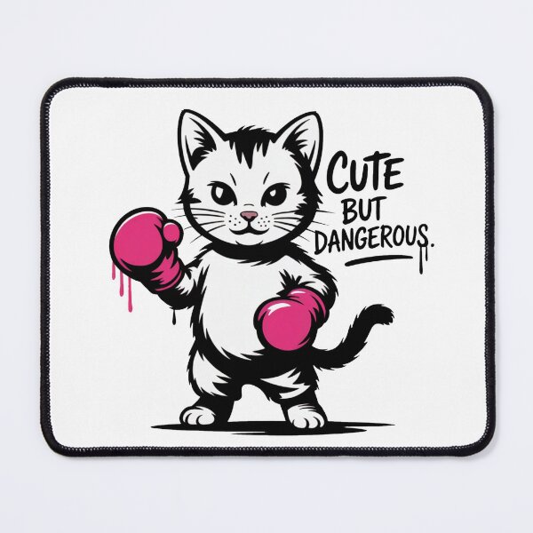 Item preview, Cute but Dangerous – Banksy-Style Boxing Gloves Street Art designed and sold by WSPrintCrafter.