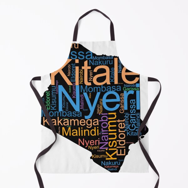 Item preview, Kenya City Names Word Art designed and sold by TheIconSmith.