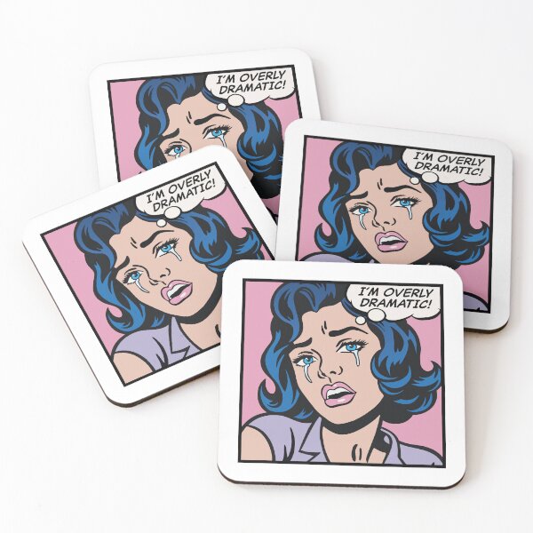 Item preview, I'm overly dramatic, pop art girl designed and sold by PaulSDesign.