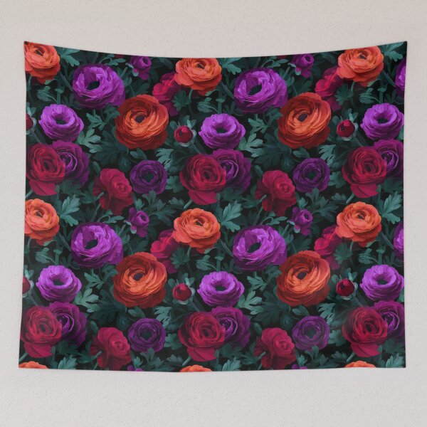 Item preview, Elegant Flourishing Ranunculus For Summer Birthday designed and sold by RoyalStarsPatts.