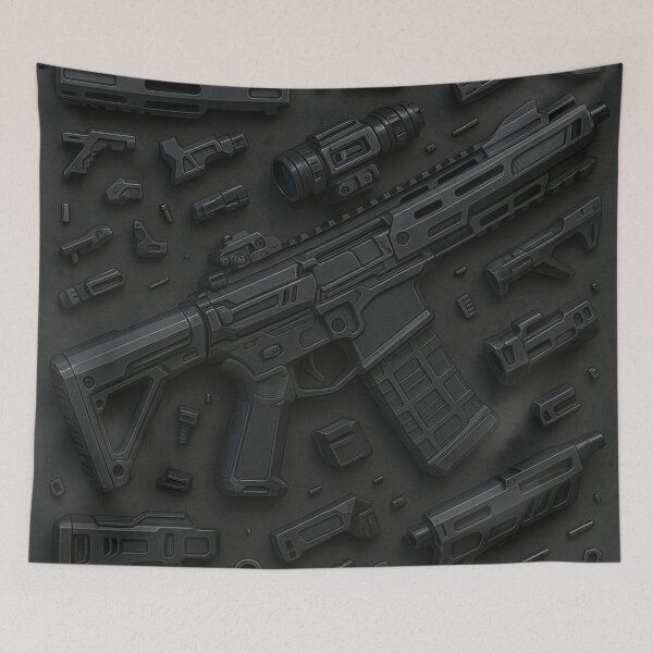 Item preview, Futuristic Armament — 3D Sci-Fi All-Over Print designed and sold by getpressedshirt.