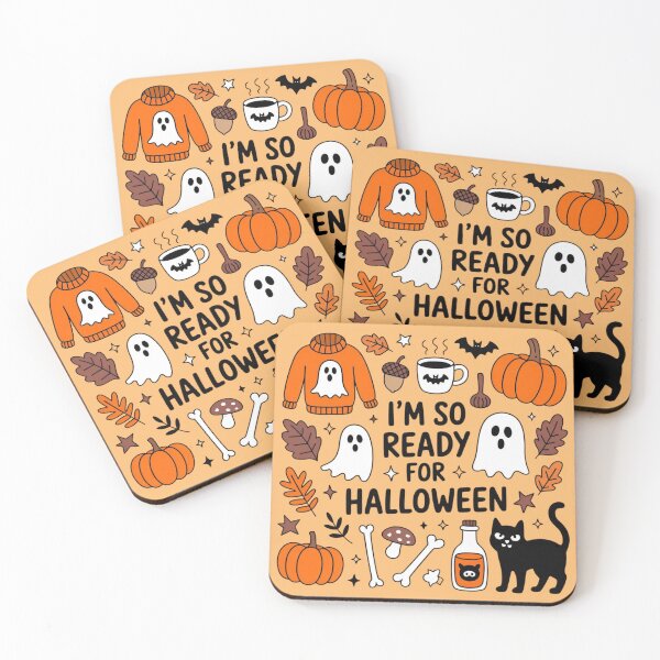 Item preview, Halloween Ready Cute Ghost Vibes designed and sold by Oniyasha.