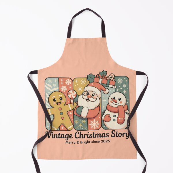 Item preview, Vintage Holiday Story Featuring Gingerbread Man, Santa, and Snowman designed and sold by SplashTastic.