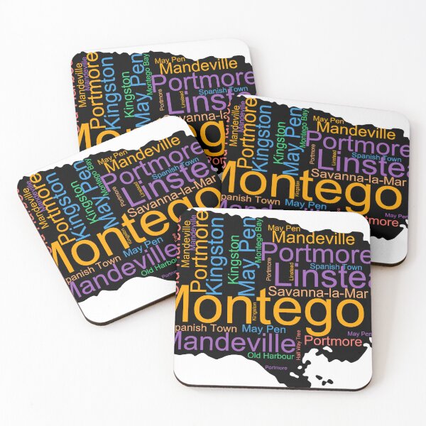 Item preview, Jamaica City Names Word Art designed and sold by TheIconSmith.