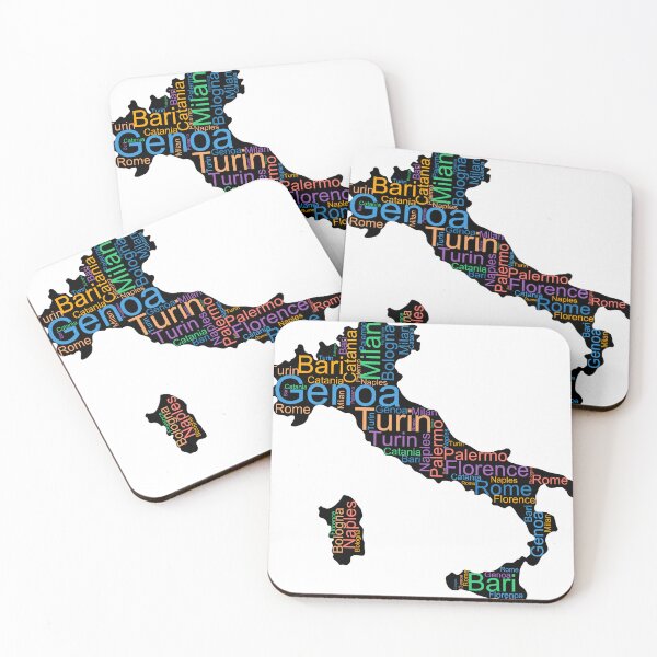 Item preview, Italy City Names Word Art designed and sold by TheIconSmith.
