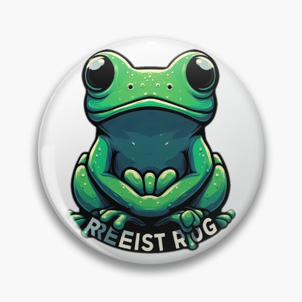 Item preview, resist frog designed and sold by NCNGDESIGN.