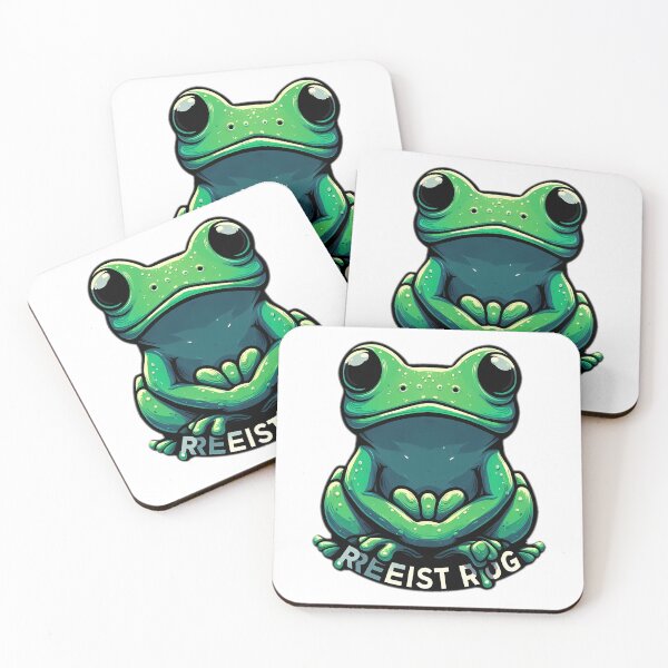 Item preview, resist frog designed and sold by NCNGDESIGN.