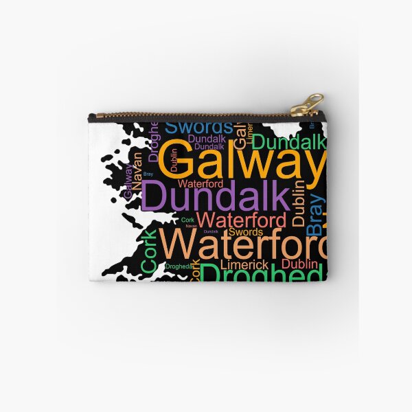 Item preview, Ireland City Names Word Art designed and sold by TheIconSmith.