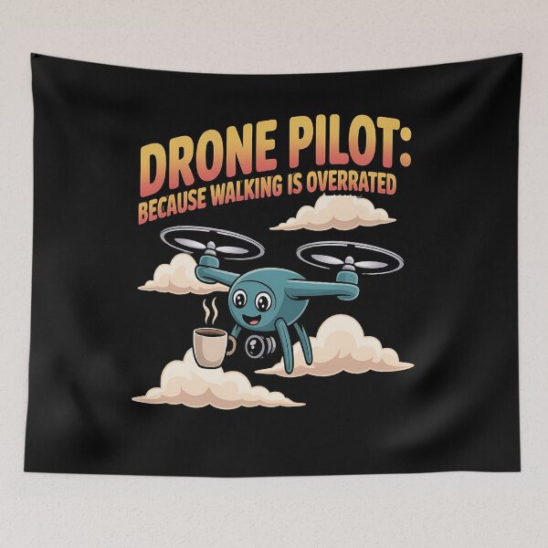 Item preview, Drone - drones - drone pilot - fpv drone - maker culture - crash landing - drone enthusiasts - aerial hobby techwear - drone community – FPV hobbyists – creative pilots – Flying drones – modern pilots designed and sold by JansenGS.