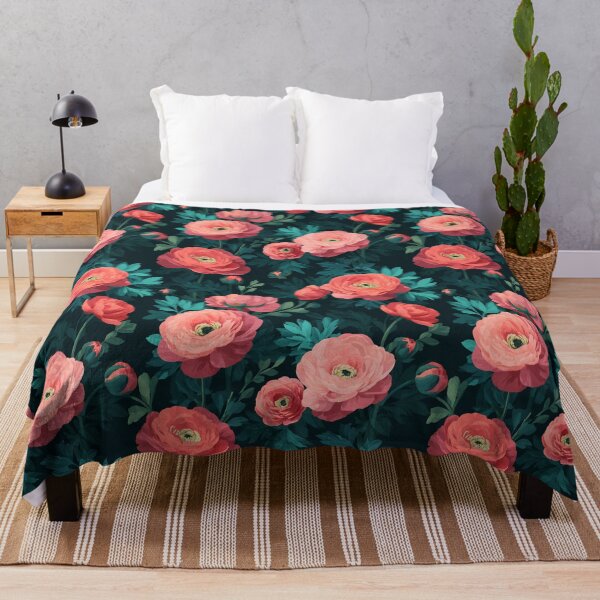 Item preview, Trendy Vibrant Ranunculus Print For Mother'S Day designed and sold by RoyalStarsPatts.