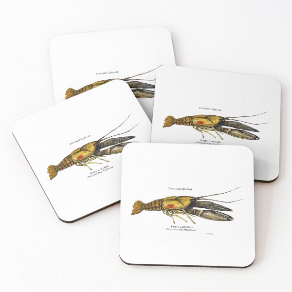 Item preview, Rusty Crayfish  Invasive Species Painting designed and sold by Stephen Emms.