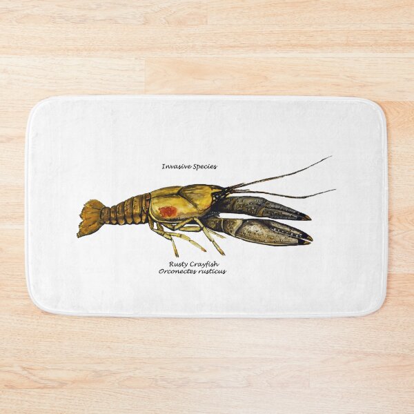 Item preview, Rusty Crayfish  Invasive Species Painting designed and sold by Stephen Emms.