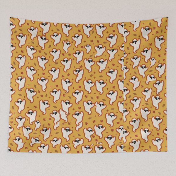 Item preview, Seamless Fall Ghost Pattern designed and sold by designwiss.