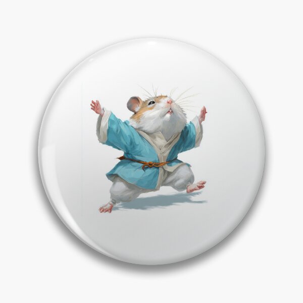 Item preview, Tai Chi Hamster – Peaceful Martial Arts Master Illustration designed and sold by DTDSEverything.