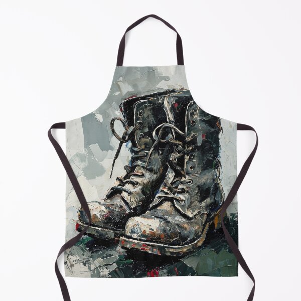 Item preview, Textured Combat Boots Painting designed and sold by caracatita75.
