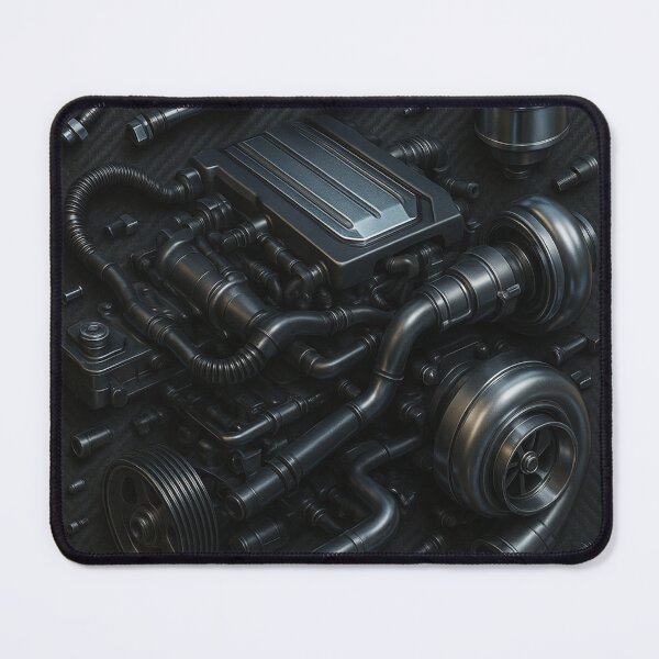 Item preview, Carbon Fiber Engine Bay – 3D All-Over Print designed and sold by getpressedshirt.