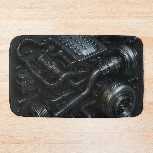 Item preview, Carbon Fiber Engine Bay – 3D All-Over Print designed and sold by getpressedshirt.