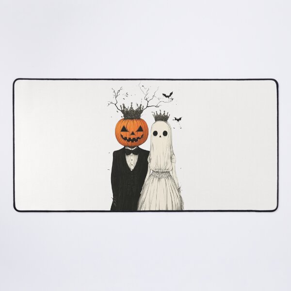 Item preview, Halloween Wedding Couple Pumpkin designed and sold by Oniyasha.