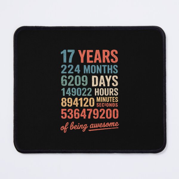 Item preview, 17 Years Of Being Awesome 17 Years Old 17th Birthday  designed and sold by MonsterBuddiess.
