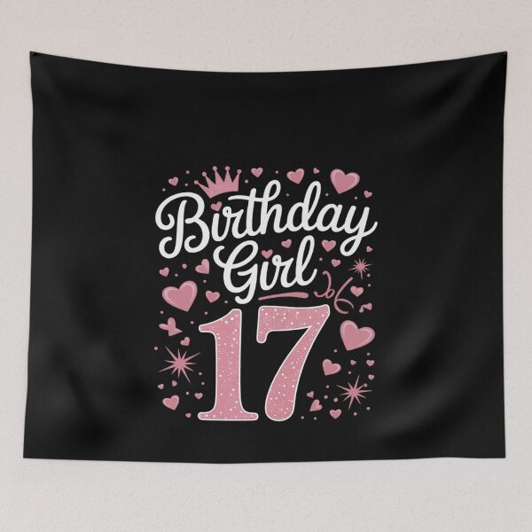 Item preview, 17th Birthday Girl Crown 17 Years Old Bday  designed and sold by MonsterBuddiess.