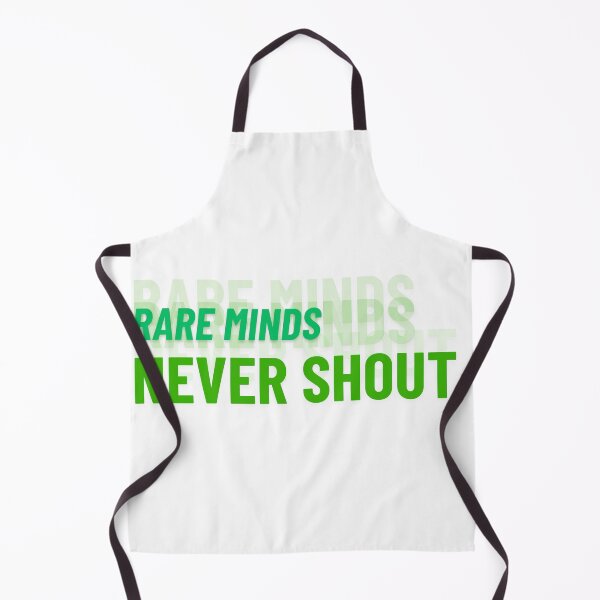 Item preview, Rare Minds, Never Shout | Minimal Luxury Quote T-Shirt | Softpalette Studio designed and sold by TeeTantra.