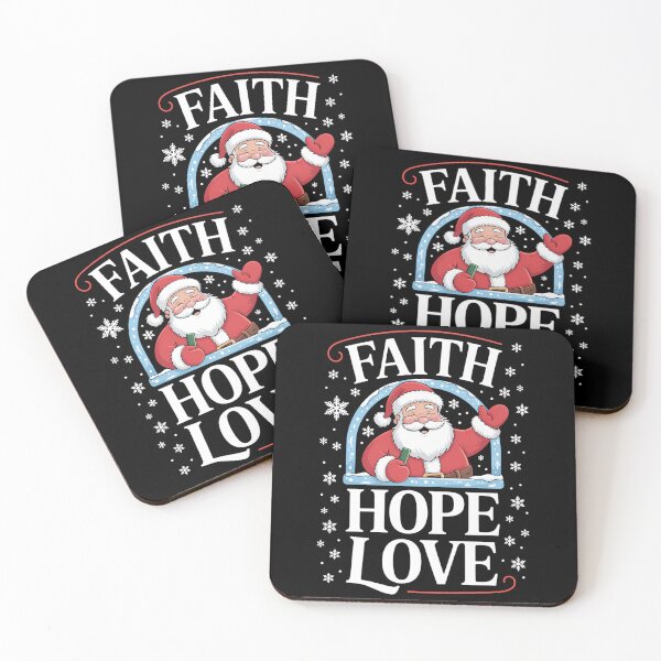 Item preview, Faith Hope Love Religious Family Christmas Santa designed and sold by DeadlockCrew.
