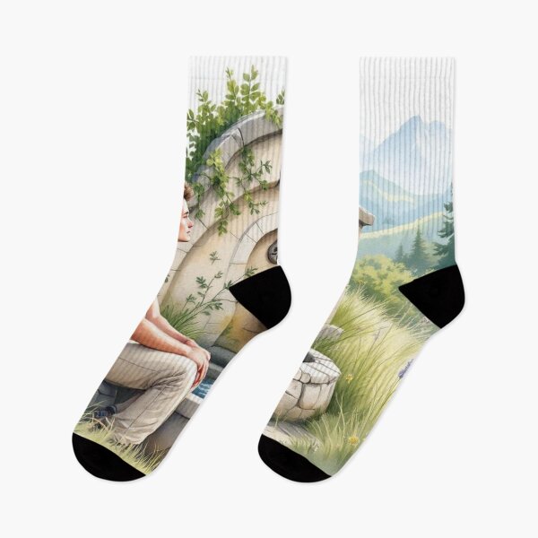 Item preview, Stop at the fountain (way of Saint Jacques) designed and sold by jefboutique6150.