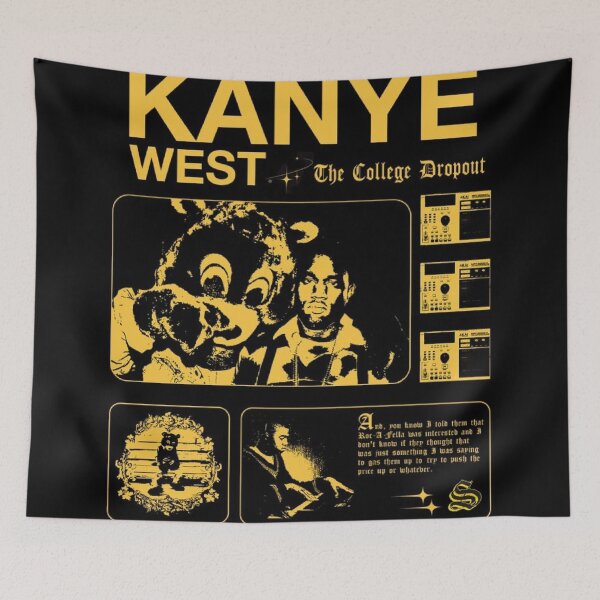 Item preview, The College Dropout - Kanye West Album Art Poster designed and sold by BubbleStreet.