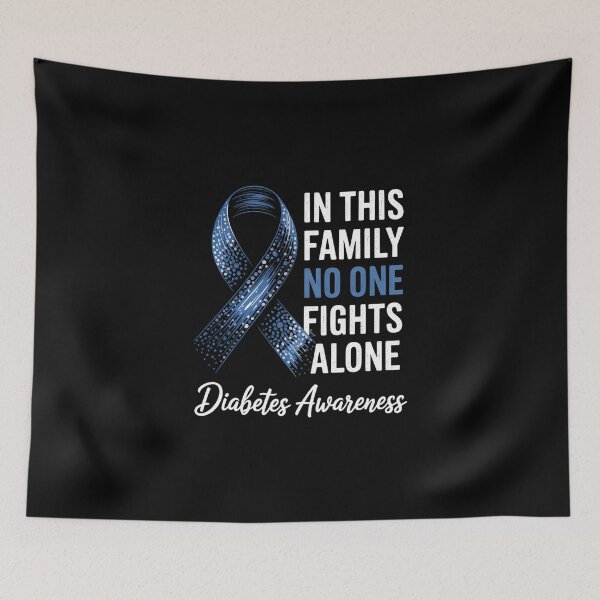 Item preview, Family Support Diabetes Awareness designed and sold by DeadlockCrew.
