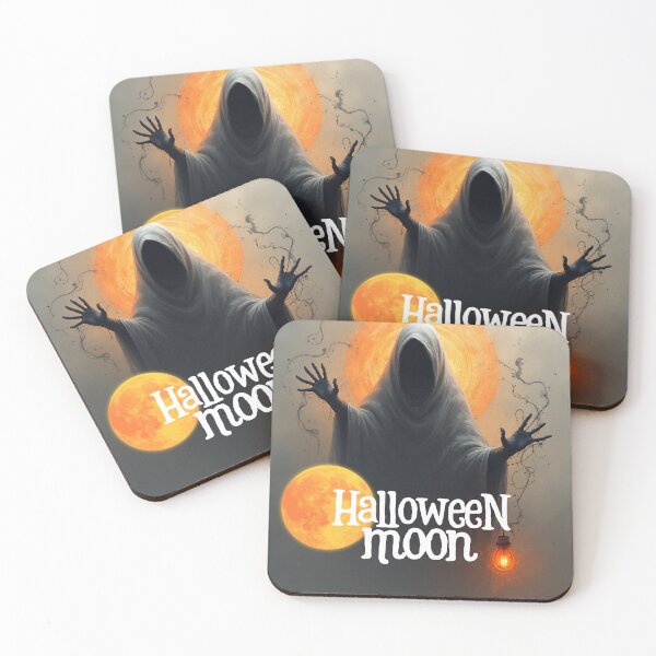 Item preview, Halloween moon designed and sold by KolorNomad.