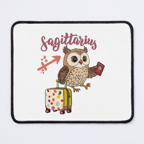 Item preview, Sagittarius Spirit Animal: The Owl designed and sold by ArtsieArt.