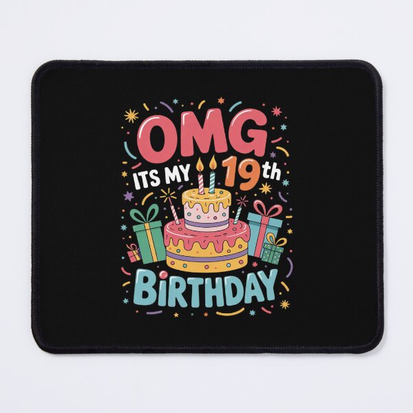 Item preview, 19 Year Old Birthday Party Omg Happy 19th Birthday designed and sold by MonsterBuddiess.