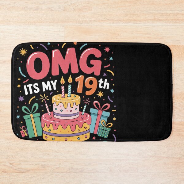 Item preview, 19 Year Old Birthday Party Omg Happy 19th Birthday  designed and sold by MonsterBuddiess.