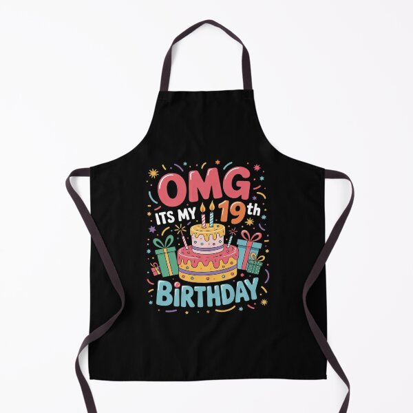 Item preview, 19 Year Old Birthday Party Omg Happy 19th Birthday  designed and sold by MonsterBuddiess.