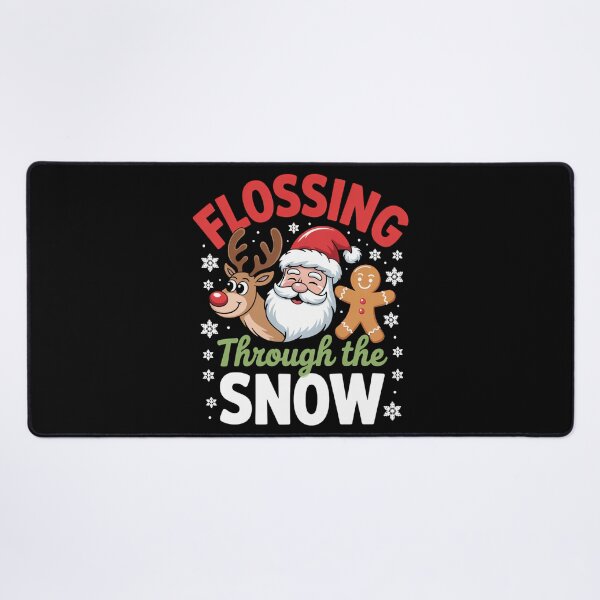 Item preview, Flossing Santa Reindeer Gingerbread Xmas designed and sold by DeadlockCrew.