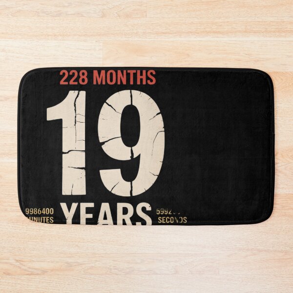 Item preview, 19 YEARS OF BEING AWESOME 19TH BIRTHDAY  designed and sold by MonsterBuddiess.