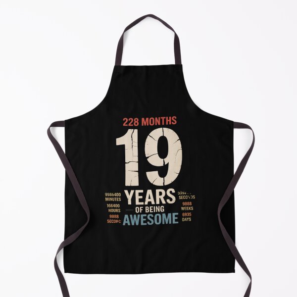 Item preview, 19 YEARS OF BEING AWESOME 19TH BIRTHDAY designed and sold by MonsterBuddiess.