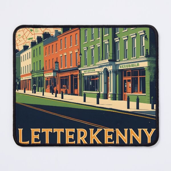 Item preview, Letterkenny Ireland 1950s Vintage Travel Tourism designed and sold by TravelersGems.