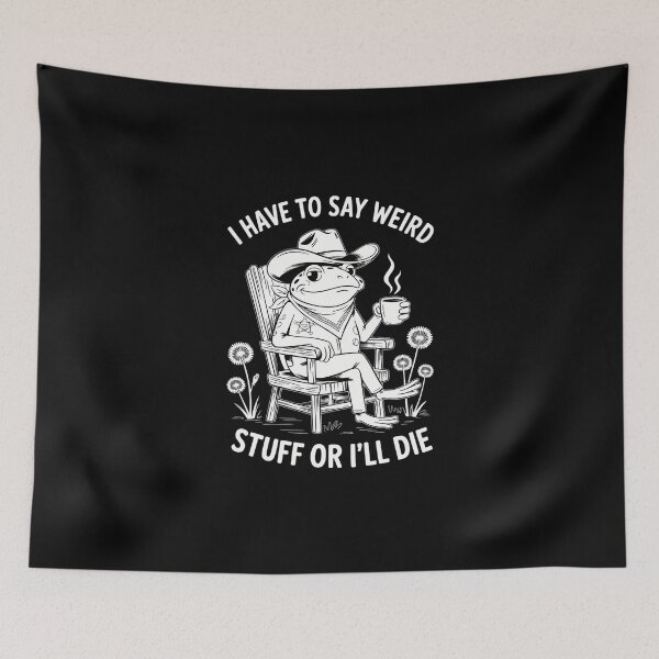 Item preview, Frog Cowboy Meme Funny designed and sold by DeadlockCrew.