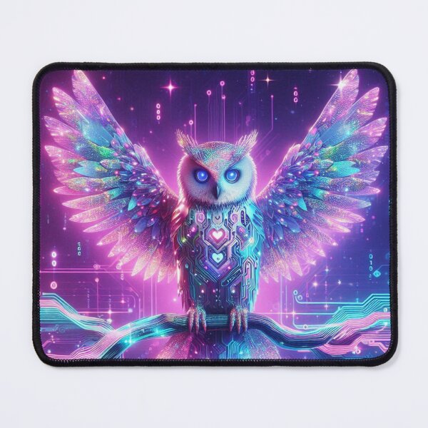 Item preview, Glitched Owl Oracle designed and sold by DreamArt Creations.