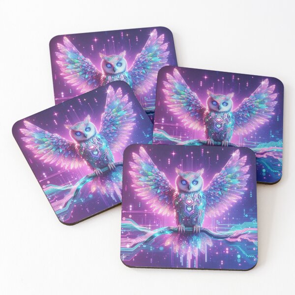 Item preview, Glitched Owl Oracle designed and sold by DreamArt Creations.
