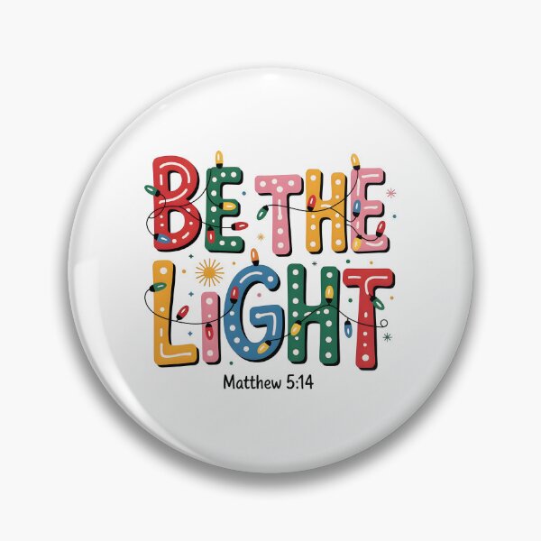 Item preview, Be The Light Matthew 5:14 Christmas Bible Verse designed and sold by sapnaela.