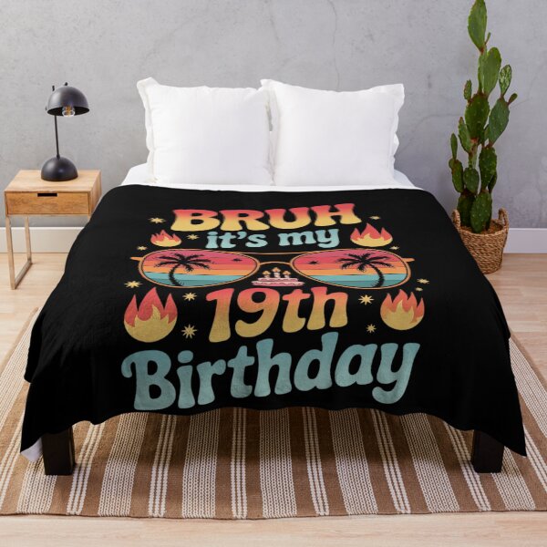 Item preview, 19 Years Old Birthday Party Bruh It's My 19th Birthday  designed and sold by MonsterBuddiess.