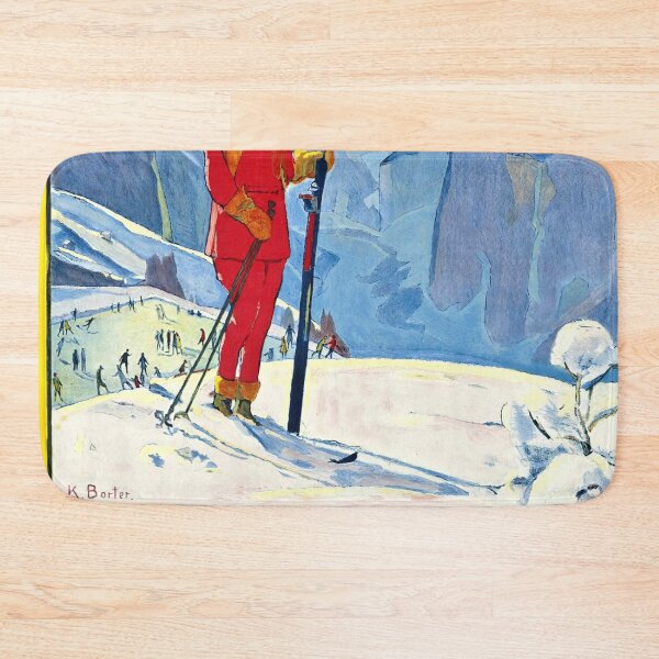 Item preview, Vintage Wengen Travel Poster | Swiss Alps Skiing Art Print | Bernese Oberland Winter Sports Decor | Mid-Century Style designed and sold by artofuniverse.
