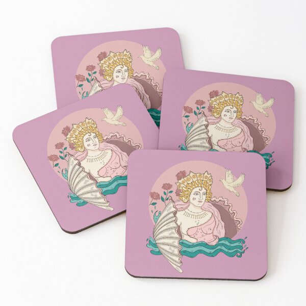 Item preview, Aphrodite in the Shell - Greek Mythology Art designed and sold by Ancient-Tales.